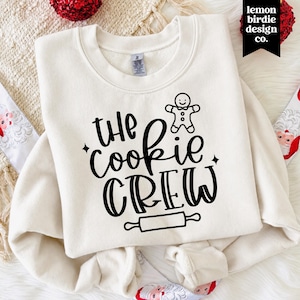 Cookie Crew Svg + Png, Gruppjultröjadesign, Digital Nedladdning