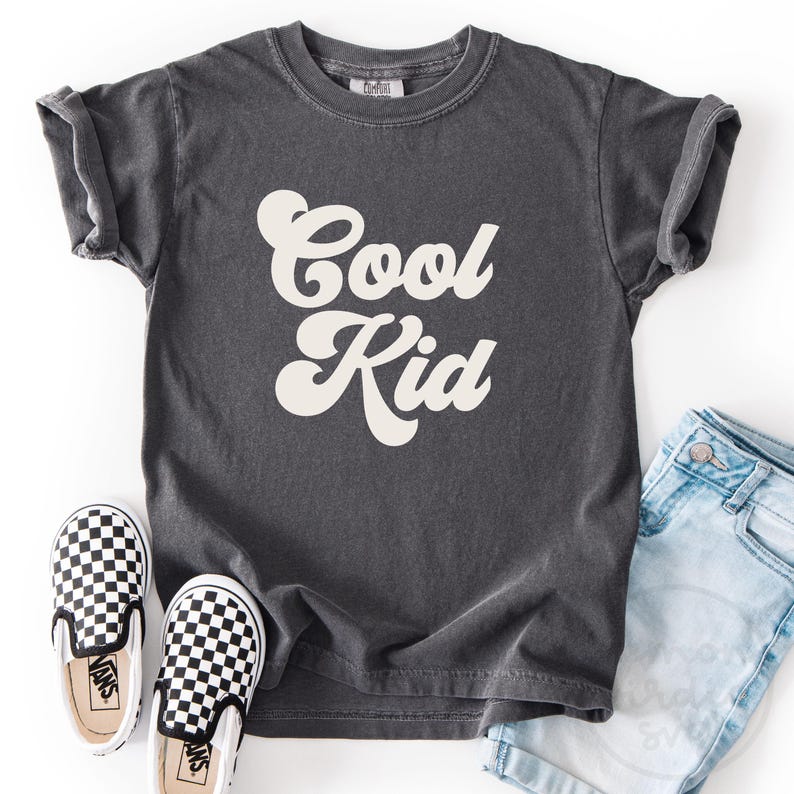 Svg enfant cool, Svg enfant, garçon, fille, Svg chemise enfant, Svg cool, Svg rétro, Svg pour chemises, Svg pour Cricut, Svg Png tendance image 1