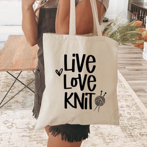 Live Love Stricken svg + Png, Stricken svg, Stricken svg, Garn svg, Nähen svg, Tragetasche svg, svg für Hemden, svg Designs, Cricut svg, Cut Files