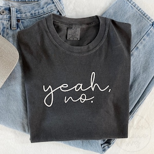 Sim, não, sarcástico SVG: Design de camisa engraçada (arquivo digital)