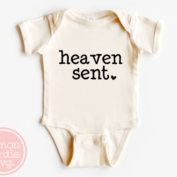 Heaven Sent SVG, Baby Svg, Newborn Svg, Baby Girl Svg, Baby Boy Svg, New Baby Svg, Baby Announcement Svg, Baby Shirt Svg, PNG