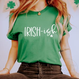 Irish-ish Shamrock Svg + Png, St. Patrick's Day Shirt Design, Digital Download