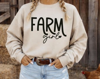 Farm Girl Svg + Png, Country Girl Shirt Design, Digital Download