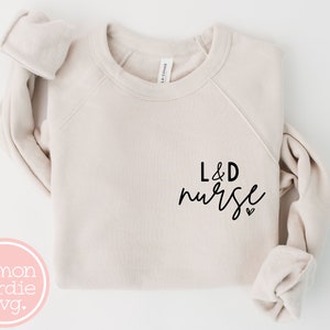 L&D Enfermeira Svg, Enfermeira Svg, Enfermeira de Maternidade Svg, Enfermeira RN, Trabalhador Médico Svg, Svg para Camisas, Svg para Canecas, Arquivos Cricut Svg