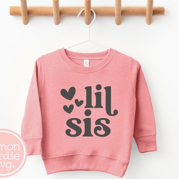 Lil Sis SVG, Little Sister Svg, Sister Svg, Kids Shirt Svg, Big Sis Svg, Little Sister Shirt Svg, New Sibling Shirt, Lil Sis PNG