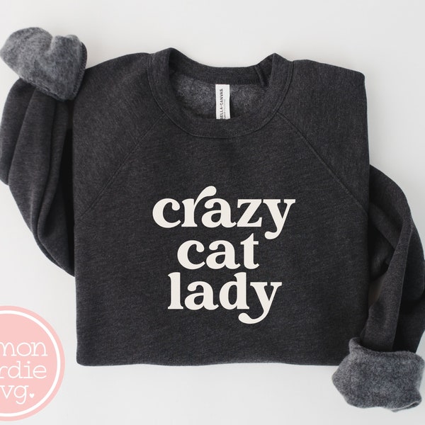 Crazy Cat Lady SVG, Cat Mom Svg, Cat Svg, Cat Lady Svg, Mother's Day Svg, Svg for Shirts, Cricut Svg, Silhouette Svg, Shirt Svg