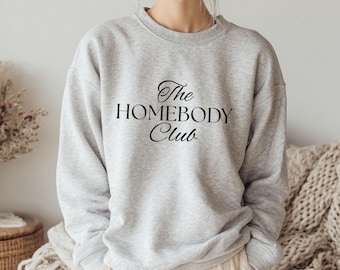 Homebody Club SVG : design introverti, fichier de coupe Cricut (téléchargement numérique)
