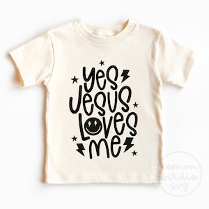 Ja, Jesus liebt mich svg + Png, Jesus svg, Kinder christliches Shirt, trendiges svg, Glaube svg, svg Designs, Png für Shirts, Cricut svg