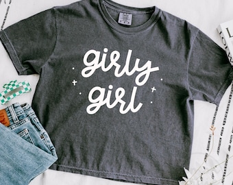 Girly Girl Svg, Girly Girl Shirt Png, Trendy Girly Design, Toddler Girl Svg, Girl Svg, Girl Png, Cute Kids Shirt Design