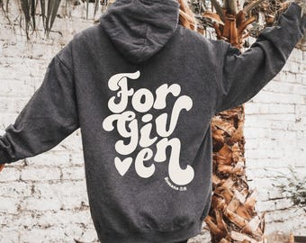 Forgiven Svg + Png, Retro Christian Shirt Design, Digital Download