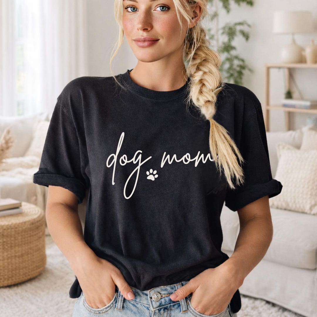 Dog Mom Svg + Png, Mother's Day Shirt Design, Digital Download - Etsy