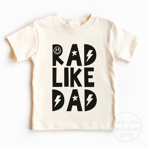 Rad wie Dad SVG, Rad wie Dad Png, süßes Jungen-Shirt, Jungen-Shirt Png, Vatertags-Svg, Schwangerschaft offenbaren, Sublimations-Png, Rad wie Dad-Hemd
