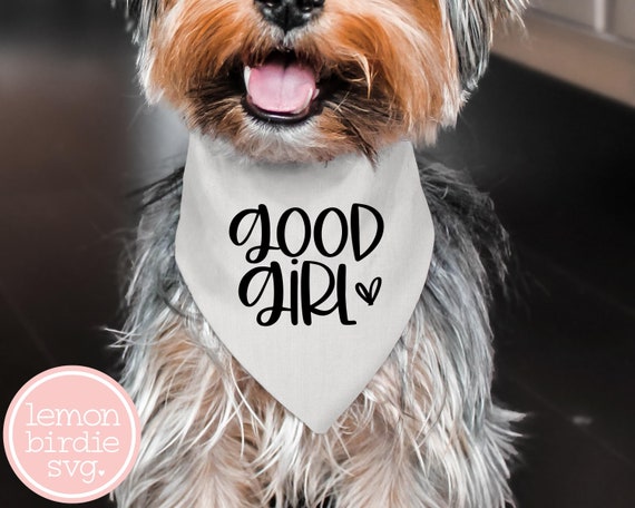 Good Girl SVG Dog Svg Dog Sayings Svg Dog Bowl Svg Dog Bandana Svg Dog Shirt Svg Svg Designs Cricut Cut File