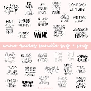 Pacchetto SVG Vino, Pacchetto SVG, Vino SVG, Detti divertenti sul vino SVG, Citazioni divertenti SVG, Bicchiere da vino SVG, File SVG, Disegni SVG, Cricut SVG