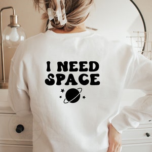 Ik heb ruimte Svg nodig, ruimte Svg, sterren Svg, Retro lettertype Svg, Svg voor shirts, Svg ontwerpen, Cricut Svg-bestanden, gesneden bestanden, Cricut projecten