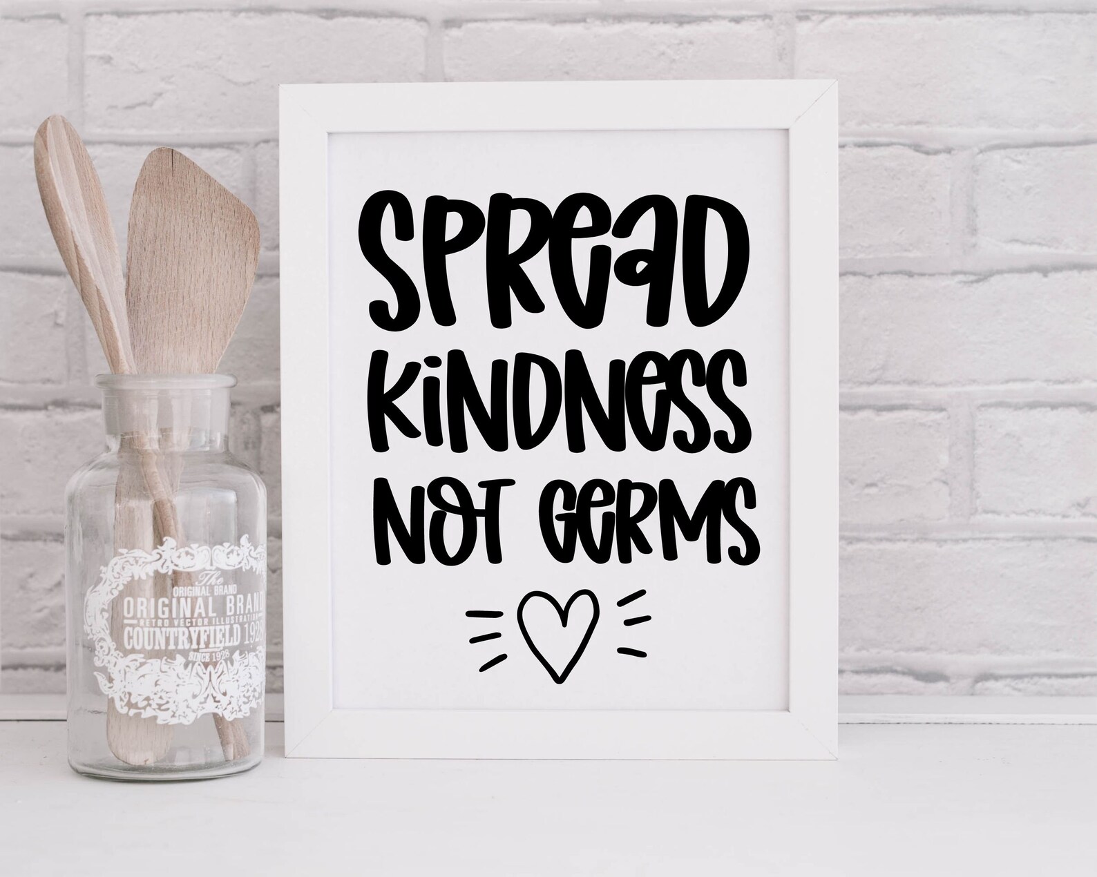 Spread Kindness Not Germs SVG Bathroom Svg Bathroom Sign Etsy
