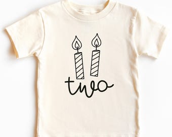 SVG de segundo cumpleaños, SVG de segundo cumpleaños, Dos años, Segundo cumpleaños infantil, SVG de cumpleaños, Diseño de camiseta de cumpleaños infantil