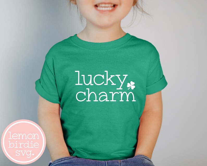 Lucky Charm SVG Lucky Svg Kids Shirt Svg St. Etsy
