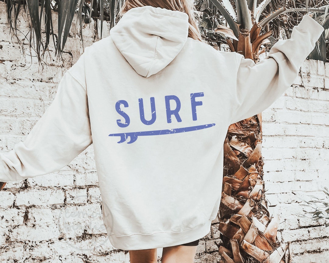 Distressed Surf With Surfboard Svg + Png, Summer Beach Design, Digital ...