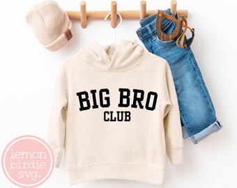 Big Bro Club SVG, Big Bro Svg, Sibling Svg, Big Brother Svg, Boy Shirt Svg, Big Bro Png, Promoted to Big Bro Svg, New Sibling Shirt