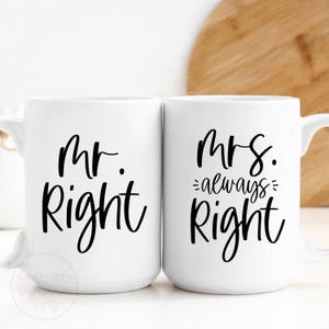 Mr. Right Mrs. Immer richtig