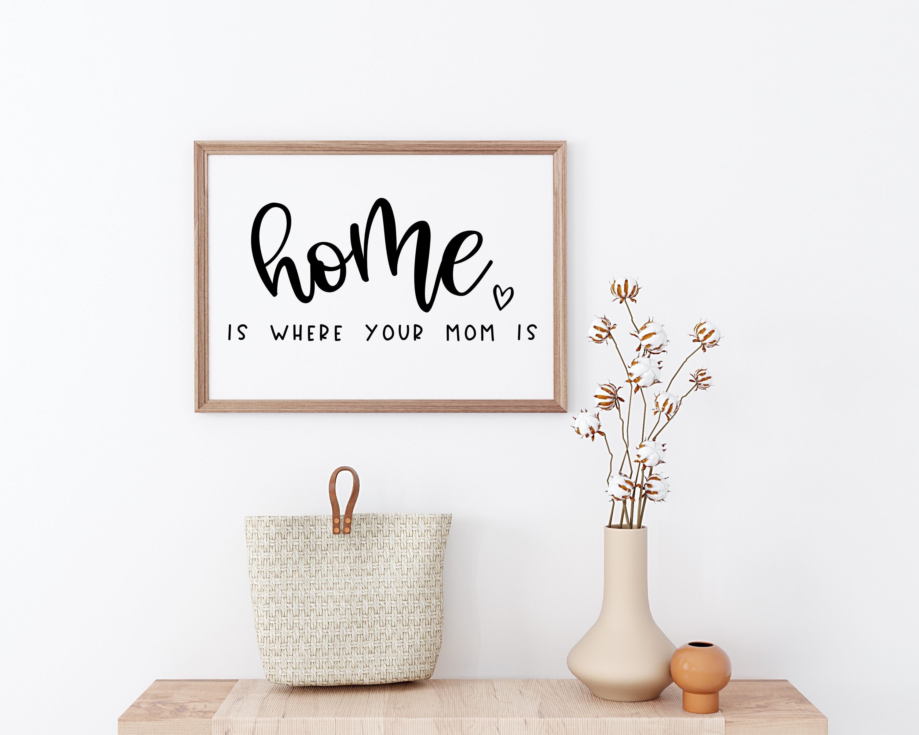 Home Is Where Your Mom Is SVG Mom Svg Home Svg | Etsy