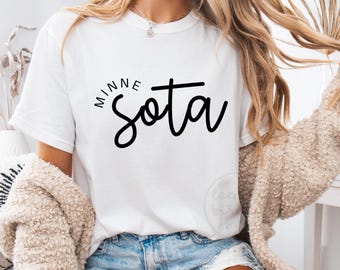 Minnesota Svg + Png, MN, Minnesota Girl, Design for Shirts, Digital Download