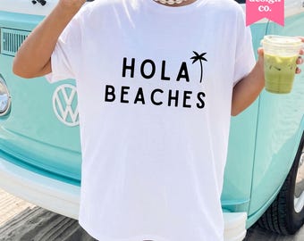 Hola-stranden Svg + png, ontwerp zomerstrandtas, digitale download