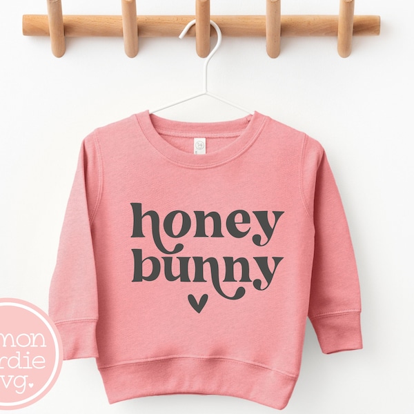 Honey Bunny SVG, Cute Valentine Svg, Easter Svg, Easter Bunny Svg, Toddler Shirt Svg, Baby Onesies Svg, Cricut Svg, Instant Download