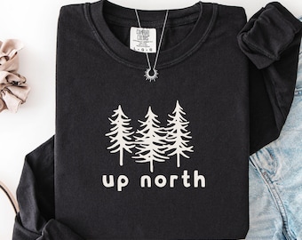 Up North Svg + Png, Minnesota Shirt Design, Digital Download