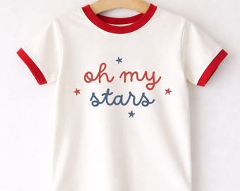 Oh My Stars Svg + Png, 4th of July Shirt Design, Digital Download