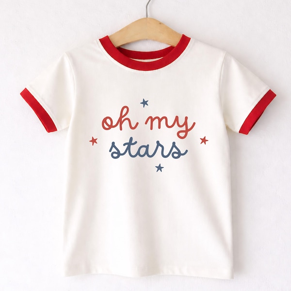Oh My Stars SVG + PNG、7月4日シャツデザイン、デジタルダウンロード