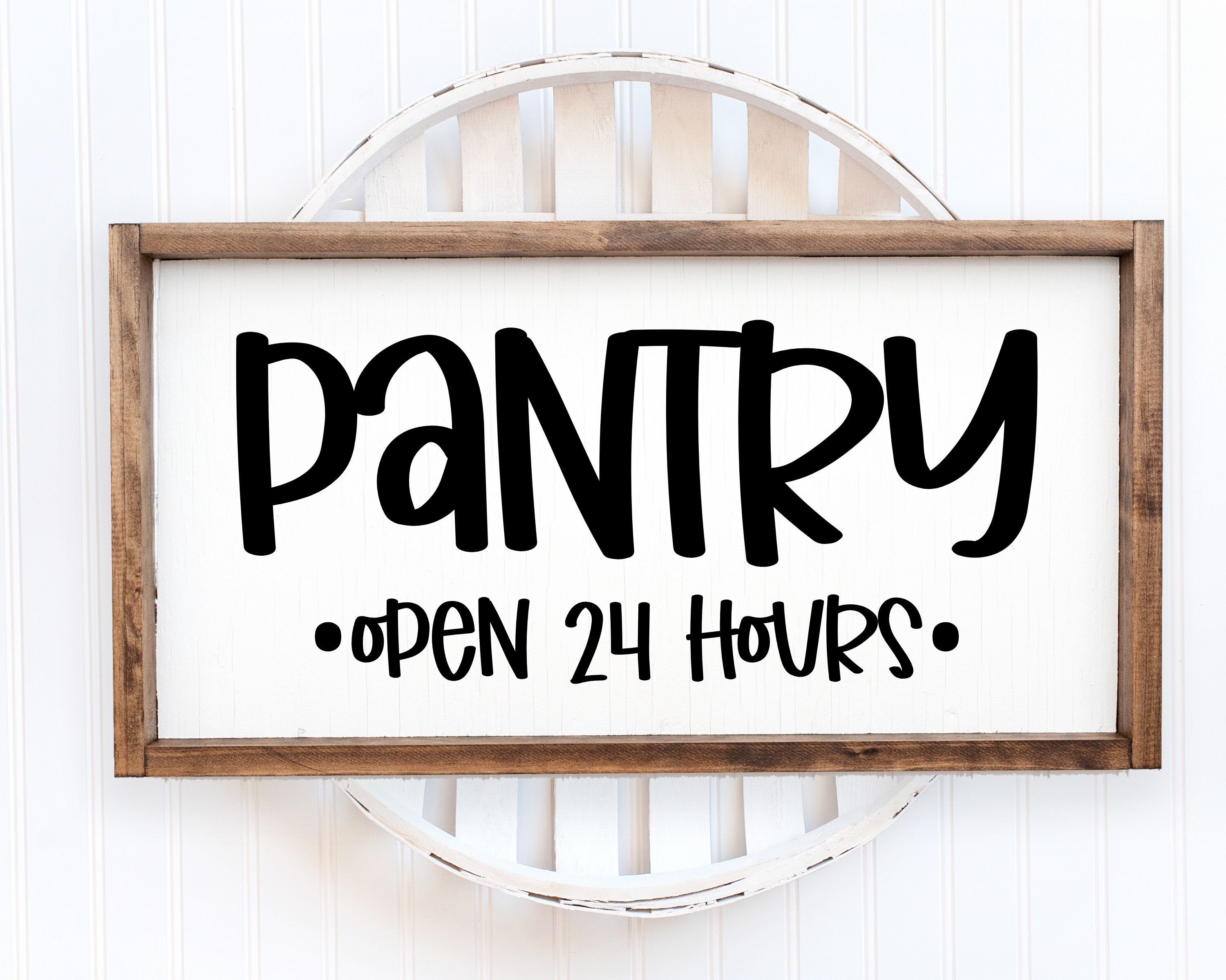 Pantry Open 24 Hours SVG Pantry Svg Kitchen Svg Etsy