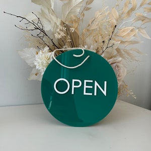 Circle Open/closed Sign - Double Sided - Etsy