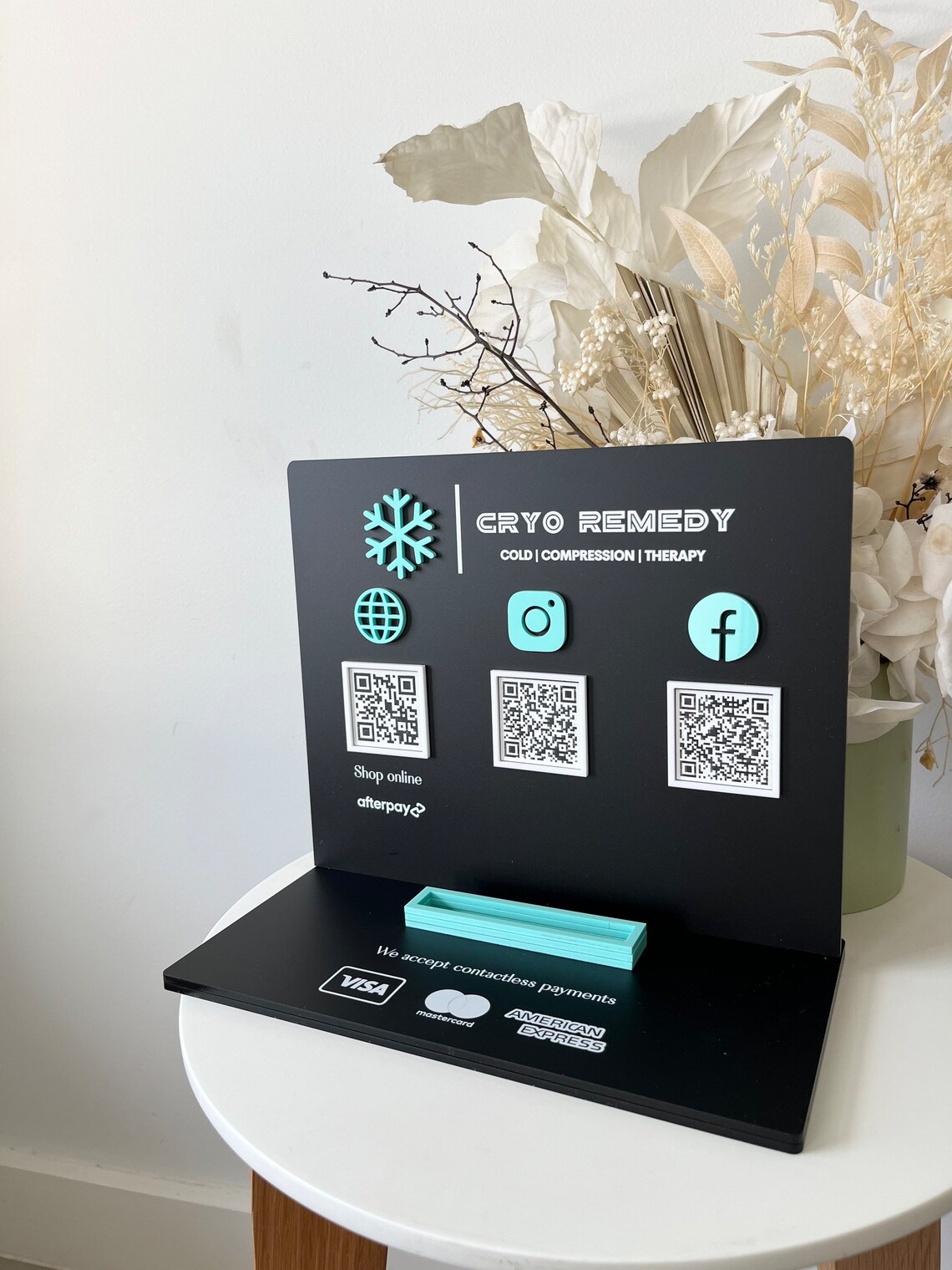 Rectangle 3 QR Code + Cards + Logo Style 1 - Etsy