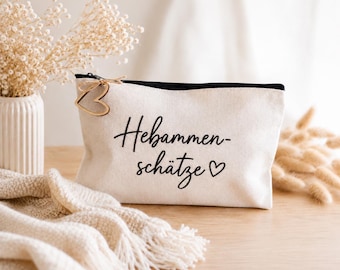 Midwife Gift | Midwife Treasures Pouch | Thank You Midwife | Canvas Pouch for On the Go | Small Token of Appreciation