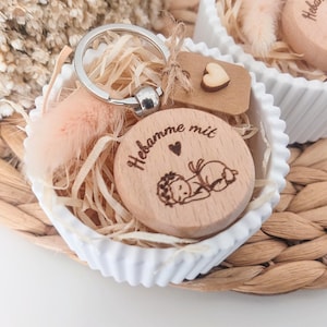 Dankeschön für Hebamme, Geschenk Hebamme, Geschenkset Hebamme, Hebamme mit Herz, Schlüsselanhänger Hebamme