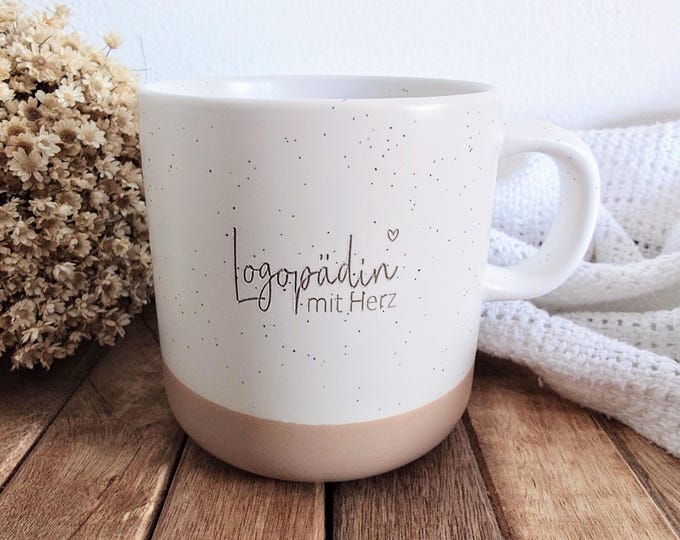 Featured listing image: Speech therapist gift mug, thank you for speech therapist, speech therapist with heart, speech therapist gift idea