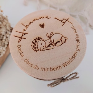 Dankeschön für Hebamme, Vorratsglas Hebamme, Geschenk Hebamme, Geschenkset Hebamme, Hebamme mit Herz,
