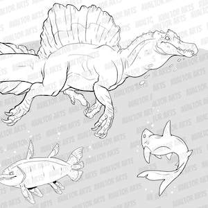 Spinosaurus Coloring Page