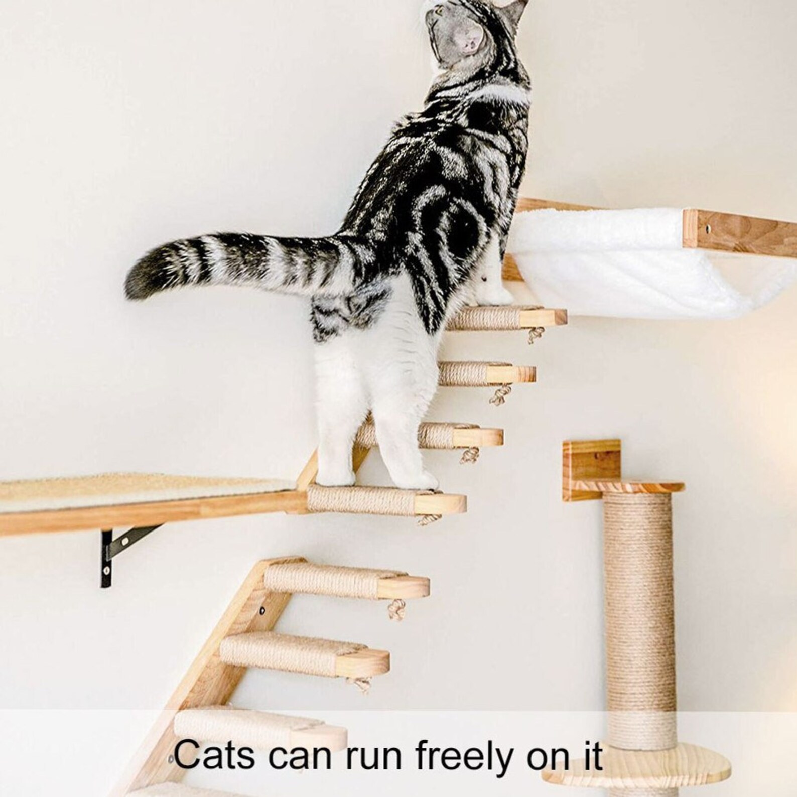 Cats climbing wallCat furniture wallLadder for catPlay Etsy