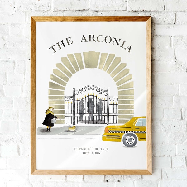 THE ARCONIA POSTER. Only murders in the building. Arconia Building print gift for friend, boyfriend, girlfriend…tv Series artwork Oklahoma