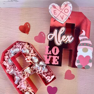 Cajas de cartas 3D personalizadas del Día de San Valentín