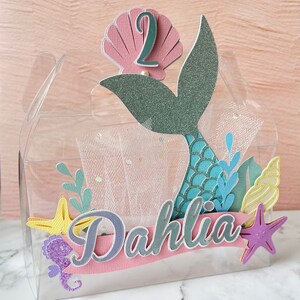 Little Mermaid Cake Topper, Favor Box, Treat Boxes - Etsy