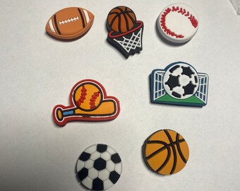 sports charms for crocs