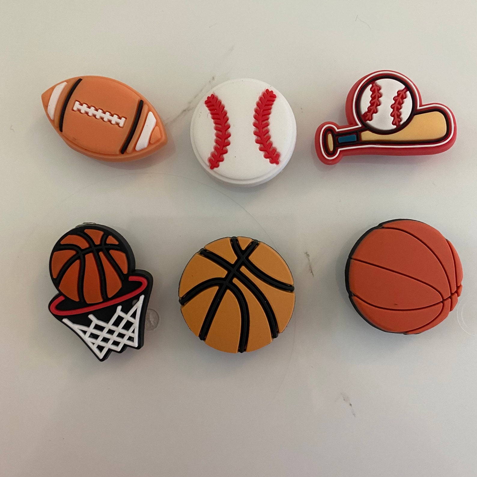 baseball croc charms