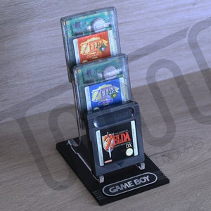 任天堂ゲームボーイクラシックとカラーのカートリッジ3個入りアクリルディスプレイスタンド