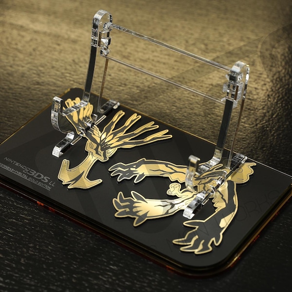 Acrylic Display Stand for Nintendo 3DS XL Xerneas & Yveltal Edition Handheld Console