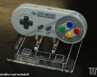 Acrylic Display Stand for Super Nintendo SNES Nintendo Switch Online Controller
