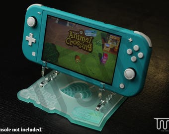 Acrylic Display Stand for Nintendo Switch Lite Animal Crossing New Horizons Edition